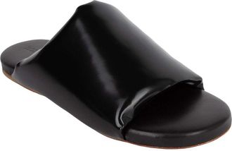Bottega Veneta Womens Lambskin Cushion Slide (Authentic Pre-Loved)