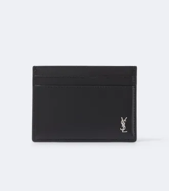 Saint Laurent Portacarte Cassandre in pelle