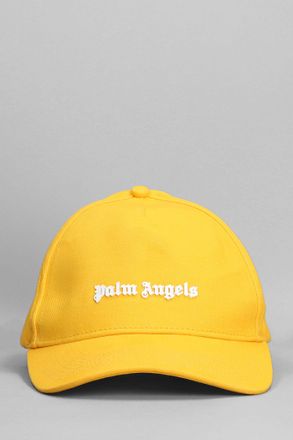Palm Angels Cappello in cotone giallo