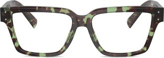 Dolce & Gabbana Eyewear Occhiali squadrati tartarugati - Verde