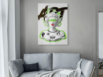 Arte Dal Mondo Adm - Impresión en Acrílico Medusa Estilizada