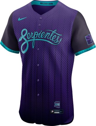Nike Arizona Diamondbacks City Connect Nike Mens Dri-FIT ADV MLB Elite Jersey in Purple | 9B100CF4DQS-JSG
