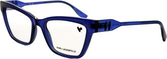 Karl Lagerfeld Womens 53 mm Blue Opticals