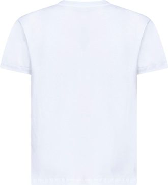 Ami Mens T-Shirt Ami De Coeur White Cotton T-Shirts And Polos