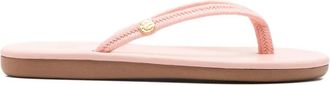 Ancient Greek Sandals pink sandals - women - Fabric/Calf Leather/Rubber - 35