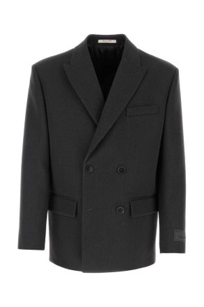 Valentino Garavani Graphite Wool Blazer