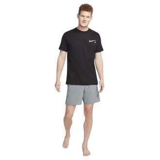 Nike Heren Unlimited Dri-FIT-short met relaxte pasvorm (Grijs/Zwart)