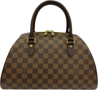 Louis Vuitton Pre-owned Ribera MM - Dames - Vintage Handtas - Bruin - ONE Size - Leer - Vintage