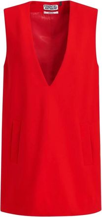 Essentiel Vestiti - Dresses - Mujer - Rojo - S