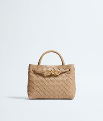 Bottega Veneta Mini Andiamo - Beige - Women