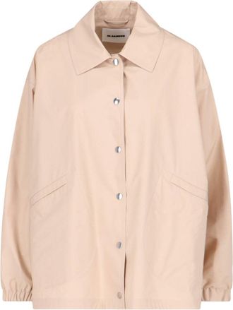 Jil Sander Giacca Monopetto Logo