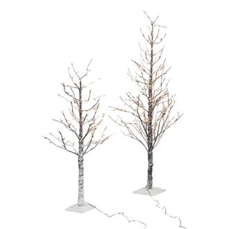 OEM Led Leds - Tronco De &Aacute;rbol Y Ramas Nevadas Con Luces Led H. 120 Cm - 114 Luces Led