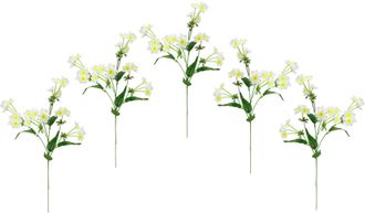 I.GE.A. Kunstblume »Narzissenzweig« 5er Set Narzisse künstliche Blume Ostern Seidenblume Frühjahrsdeko