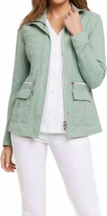 Anatomie Womens Keyna Embossed Jacket In Sage