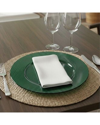 American Atelier Sunray Glass Charger Plate