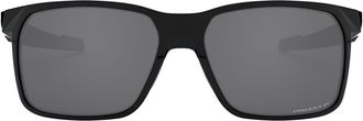 Oakley Portal 59mm Polarized Square Sunglasses in Polished Black/Prizm Black at Nordstrom