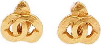 Chanel Orecchini a clip CC - Oro