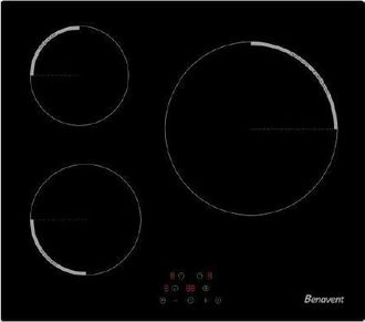 OEM Placa Inducci&oacute;n Benavent Ibb360 3 Zonas Negro 6200w