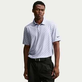 Nike Mens Velocity Dri-FIT Striped Golf Polo in Grey | IO1179-012