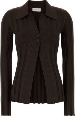 Sportmax Albio 1234 Cardigan - Dames - Vesten - Bruin - XS - Truien & Vesten