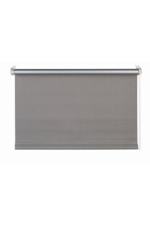 Homeware Rollo, Grau, Textil, Uni, 100x160 cm, Länge universell einstellbar, Heimtextilien, Vorhänge, Rollos, Rollos