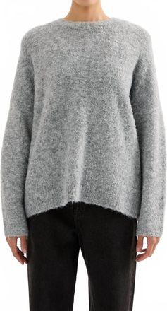 Nude Lucy Elias Knit Top In Charcoal