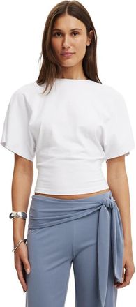 Cotton On Womens Blair Batwing Short Sleeve Tee in White at Nordstrom, Size X-Small