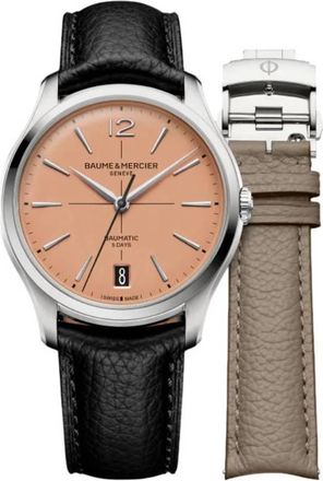 Baume & Mercier Clifton Automatic Salmon Dial Mens Watch M0A10778