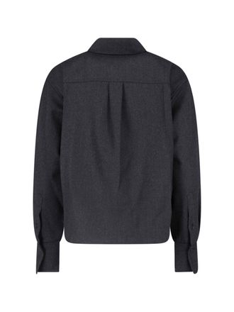 Victoria Beckham Womens Shirts Grey Wool