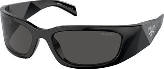 Prada Grey Wrap Ladies Sunglasses PR A14S 1AB5S0 60