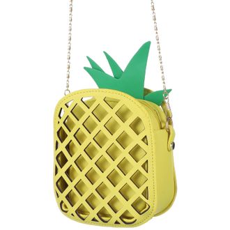 UPKOCH Funny Pineapple Fruit Cross Body Bag with Chain Strap Single Shoulder Bag for Women and Cute Fruit Handbag for Daily Travel Use