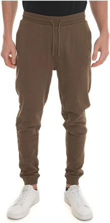 HUGO BOSS Broeken, Heren, Groen, 2Xl, Katoen, Stretch Broek met Striktaille