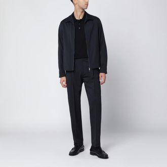 Santaniello Blue wool-blend suit