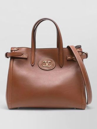 Valentino Garavani silk nylon tote bag top handles strap