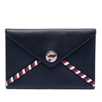 Chanel Pre-owned Clutches, female, Blue, Size: ONE SIZE Pre-owned Vintage Clutch