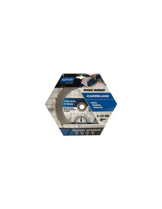 Norton Disque Diamant Intensif Carrelage 125 - Norton
