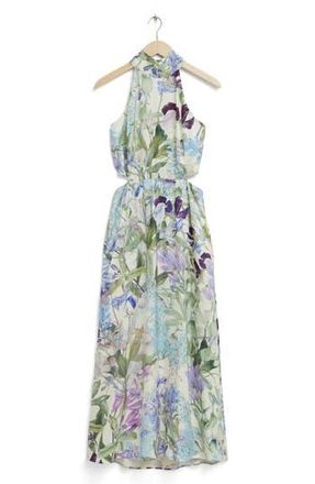 & Other Stories La Macy Floral Dress in Blue at Nordstrom Rack, Size 12
