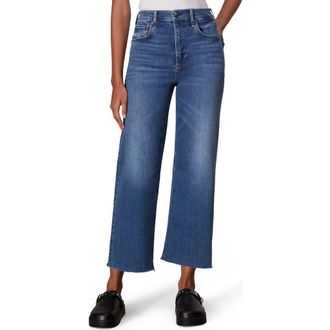 Rag & Bone Epic Andi Raw Hem High Waist Ankle Wide Leg Jeans in Scout at Nordstrom, Size 28