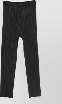 Pleats Please Issey Miyake slim-fit straight-leg trousers