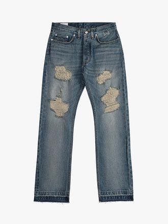 Rhude Cotton Boyfriend Womens Jeans