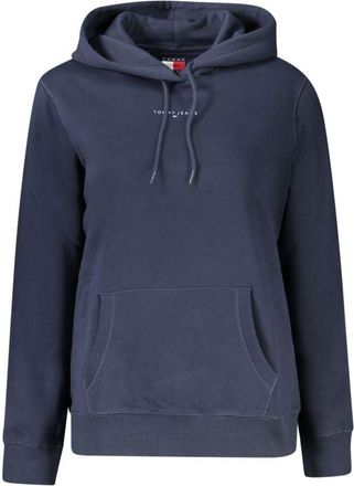 Tommy Hilfiger Blauw Katoenen Dames Hoodie