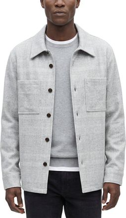 Theory Knit Wool-Blend Overshirt