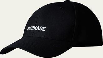Mackage Mens Anderson-W Wool Logo Baseball Cap