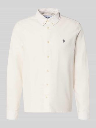 Review Regular Fit Freizeithemd mit Button-Down-Kragen in Offwhite, Gr&ouml;&szlig;e XXL