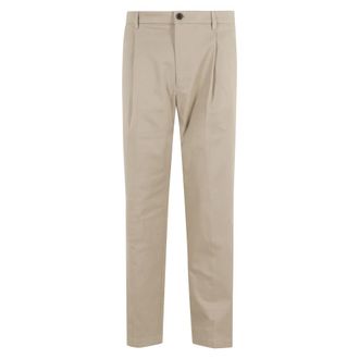 Department Five Chinos, male, Beige, W36, Desert Wide Leg Trousers with Details