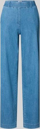 Raphaela by Brax Flared Jeans aus Baumwoll-Mix Modell PAM in Blau, Gr&ouml;&szlig;e 36