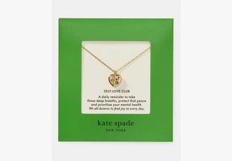 Kate Spade New York Self-love Club Carded Pendant
