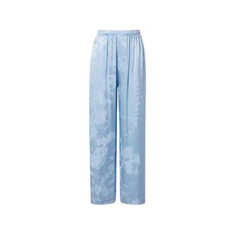 Balenciaga Dames, Broeken, Blauw, Maat: S