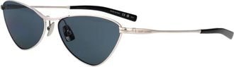 Saint Laurent Stijlvolle zonnebril SL 830 - Dames - Zonnebrillen - Grijs - 56 MM - Accessoires