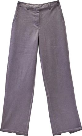 Sunnei Fit Loose Pants - Dames - Wijde Broeken - Paars - M - Wol - Broeken
